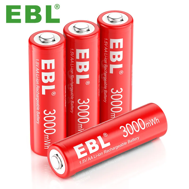 Factory Direct High Quality Li-ion Battery 3000mWh 1.5v Rechargeable Batteries 3000mAh