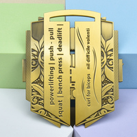 Médaille de sport personnalisée en alliage de zinc, finition or antique, émail souple, gaufrage 3D, récompense de championnat avec ruban et cordon