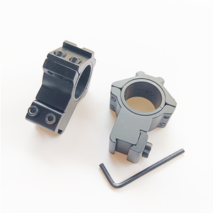 Nhiệm vụ nặng nề 30mm Phạm vi gắn kết phụ kiện chiến thuật hai pin 1inch Vòng phạm vi gắn kết phù hợp với 11mm với cơ sở đường sắt hàng đầu - Product Image 4