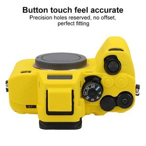 Housse de protection pour appareil photo en silicone à texture litchi portable, antidérapante, pour <span class=keywords><strong>Sony</strong></span> <span class=keywords><strong>Alpha</strong></span> 7 <span class=keywords><strong>V</strong></span> ILCE 7M5 - Product Image 4