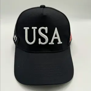 2024 chapeau Maga personnalisé avec drapeau américain 5 panneaux unisexe femmes hommes brodé chapeau Maga Cap