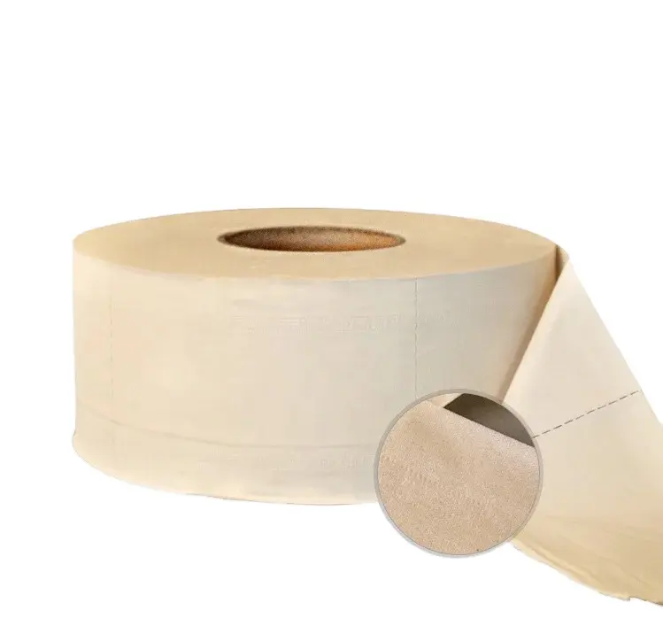 Fábrica de pulpa reciclada impresa biodegradable Jumbo rollos de papel higiénico para la escuela