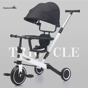 Triciclo para Bebés de Alta Calidad a Bajo Precio, Triciclo para Niños, Nuevo Modelo de Triciclo Infantil con <span class=keywords><strong>Barra</strong></span> de Empuje para que los Padres Puedan Controlar - Product Image 2