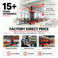 Plateforme élévatrice mobile électrique à ciseaux 8m 10m 12m, idéale pour les levages hydrauliques, plateformes élévatrices, machines de levage à vendre