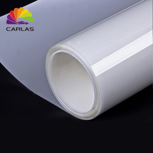 CARLAS Material/PU/TPU PVC de alta brillante vinilo transparente etiqueta engomada transparente del cuerpo del coche película de - Product Image 4