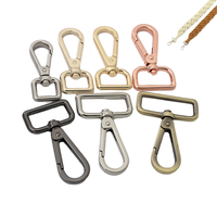 MZhardware Luxe 360 °   Clip pivotant en alliage de zinc, mousqueton à déclenchement rapide, résistant et testé contre la pulvérisation de sel pour sac à dos/laisse de chien