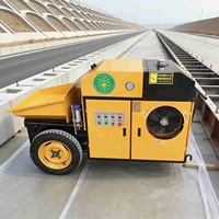 Remorque de pompe à béton pour la construction routière et les projets d'infrastructure en génie civil
