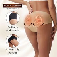 Nouvelles culottes rembourrées en silicone pour les fesses et les hanches, rehausseur de fesses, sous-vêtements rembourrés en silicone, culottes rembourrées en silicone pour les fesses et les hanches