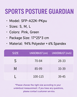 Correcteur de posture dorsal en maille respirante, soutien flexible pour les épaules, pour femmes, fitness, entraînement en salle de sport, fabricant en gros