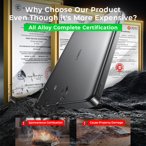 Power Bank Magnetico Wireless LISEN Formato Carta 10000mAh <span class=keywords><strong>Batteria</strong></span> Esterna Sottile Caricatore Portatile per <span class=keywords><strong>iPhone</strong></span> 17 16 15 14 13 Mini Case - Product Image 3