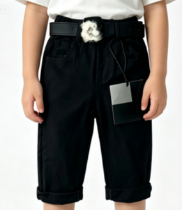 Pantalones Casuales Ligeros de Nailon/Algodón para Niños, Corte al Tobillo, Cintura Elástica Ultra Cómoda, Ajuste Holgado y Transpirable para la Escuela - Product Image 6