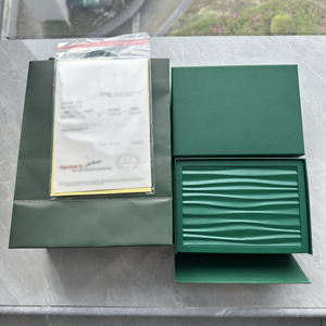 High Quality Green <b>Watch</b> Display <b>Box</b>, <b>Wooden</b> <b>Watch</b> <b>Box</b> Lined with Suede - Bulk Gift Packaging - Product Image 4