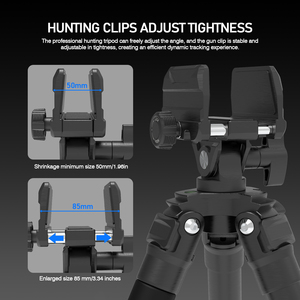 Hợp kim nhôm chụp chân máy săn bắn nỏ phần còn lại Heavy Duty Tripod với rắn kẹp - Product Image 4