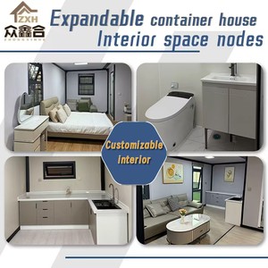 <span class=keywords><strong>Consegna</strong></span> Rapida Casa Container Modulare Espandibile di Lusso 20/30/40 FT con 2 3 4 Bagni e Cucina - Product Image 4