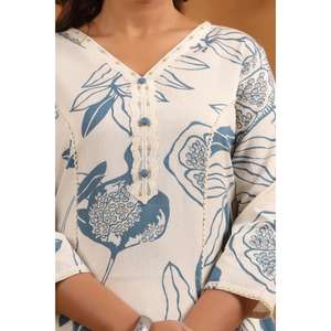 ชุด Kurti สำหรับผู้หญิงแบบดั้งเดิมมาใหม่ผ้านุ่มคู่กับ dupatta และกางเกงในราคาขายส่งสำหรับผู้หญิง - Product Image 4