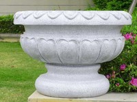 Moule en silicone et fibre de verre pour pot de fleurs de style vintage européen, pour la fabrication de pots en béton, idéal pour la décoration de villas, hôtels, jardins et cours.