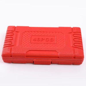 Juego de 46 piezas de máquina Manual, juegos de herramientas combinadas de reparación de automóviles, llave de impacto manual, juego de brocas de destornillador de llave de vaso pequeño de 1/4" - Product Image 2