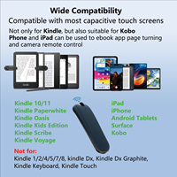 Remote Control Kindle Clicker Page Turner untuk Kindle Paperwhite Kobo E-reader dengan Fungsi Perekaman Video Kamera