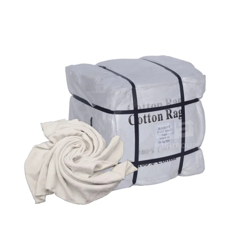 Schneiden industrielle Reinigung Marine weiß Baumwoll tuch verwendet Schlitz gute Qualität Lumpen