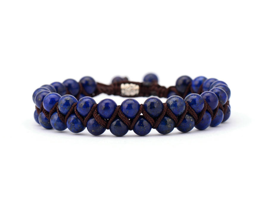 Lapis-lazuli argent pour femme