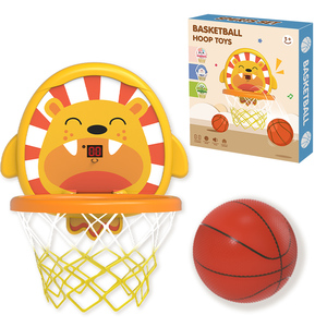 XST Kids Indoor Sport Lion Toy nuovo supporto a parete regolabile canestro da basket giochi per famiglie porta da basket giocattoli sportivi - Product Image 1