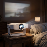 Projecteur intelligent Android 14 1080P de JUNUO Source Factory, mise au point automatique, OEM, 4K, home cinéma, mini projecteur portable