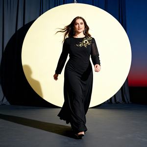 ชุดเดรสอาบายะห์ผ้าโพลีเอสเตอร์ตกแต่งด้วยลูกไม้คุณภาพสูง ดีไซน์ทันสมัย สวยสง่า เหมาะสำหรับสตรีชาวมุสลิม ขายส่งและรับสั่งทำ - Product Image 2