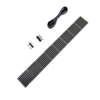 1 2 4 8 bits 2*2 2*4 bits MAX7219 Módulo de matriz de puntos Módulo de pantalla LED Microcontrolador de control LH