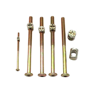 Kit de boulons et écrous cylindriques en acier au carbone sur mesure M6 M8, vis de connexion pour lits, berceaux, chaises, tables