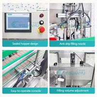 Ligne de production de machines de remplissage entièrement automatiques pour gel douche, détergent liquide et pâte, avec fonction de chauffage