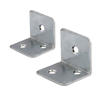 Connecteurs triangulaires en acier inoxydable thermolaqué pour meubles sur mesure, étagères de placard, coins de table et supports de cadre de lit