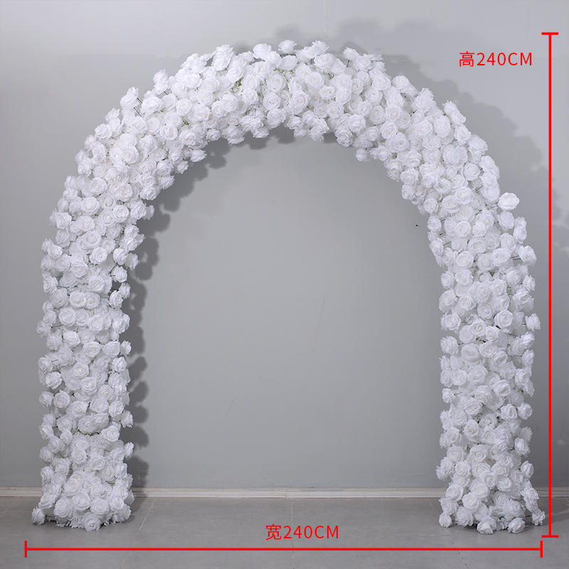 No.15  flower arch single side+ metal backdrop stand