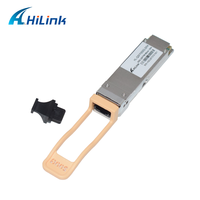 Hilink QSFP56 850nm 100m MPO MMF modul Transceiver optik kompatibel jaringan