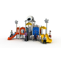 Équipement de jeux d'extérieur commercial pour enfants d'école, manèges de parc d'attractions, toboggan, balançoire, structure en acier, personnalisation OEM
