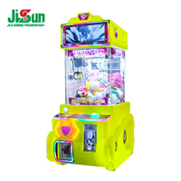 Mini-grue à peluches à prix d'usine, LED clignotantes, entièrement transparente, à griffe unique avec écran LCD