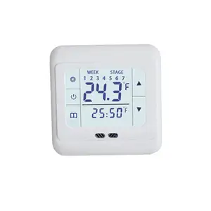 暖地板电加热系统温度控制器的温度调节器触摸屏加热恒温器