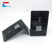 Présentoir NFC en acrylique étanche avec impression unique de code QR pour l'examen de Google Map