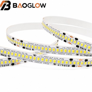 Tira de LED SMD2835 de 10 cm, 240 LED/m, AC220V, 20W/m, 10 mm, 25/50 PCB de Cobre Electrochapado, 3000k/4000k/6500k, Luz Flexible para Oficinas - Product Image 1
