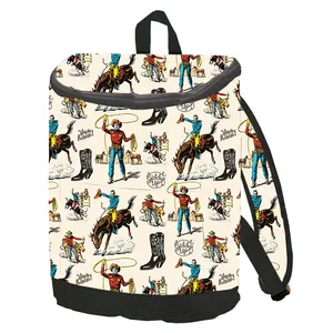 Custom Western Style Travel Camping Family Coolers Backpack