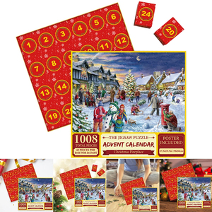 Customized Puzzle Christmas <strong>Advent</strong> <strong>Calendar</strong> Jigsaw Puzzle 1000pcs Blind Box Christmas <strong>Calendar</strong> Gifts <strong>Advent</strong> <strong>Calendar</strong> <strong>Toy</strong> - Product Image 1