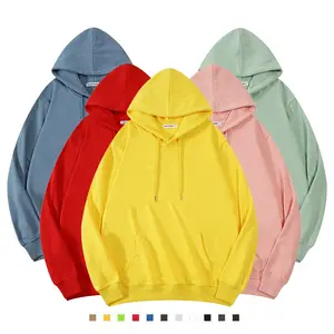 Alta Qualidade Diy Impressão Personalizada Logo Pullover 100% Algodão Poliéster Sublimação Plain Sweatshirt Hoodies dos homens