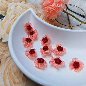 ริบบิ้นผ้ากำมะหยี่ขนาด10มม. 15มม. หรูหราด้านเดียวพิมพ์ลายดอกไม้จากโรงงาน - Product Image 5