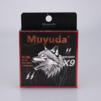 Ligne de pêche tressée Muyuda Brand 9X Strong 100m, haute ténacité, durable, haute qualité, ligne flottante, haute sensibilité à la pêche