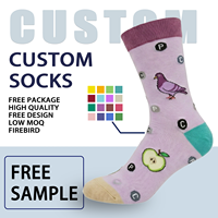 Chaussettes habillées unisexes de haute qualité au design OEM, chaussettes personnalisées, chaussettes habillées en coton pour hommes, chaussettes fantaisie amusantes, vente en gros