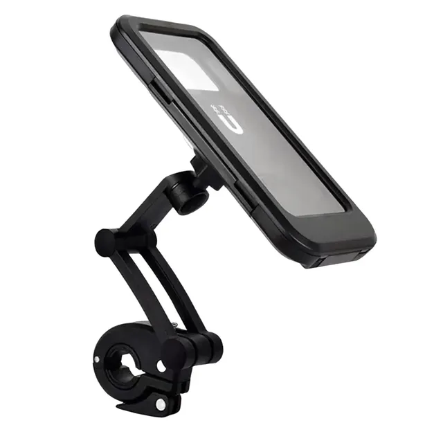 Bike Phone Holder Waterproof Bicycle Handlebars Cell Phone Holder Stand Scooter Universal Adjustable Motorcycle Phone Mount