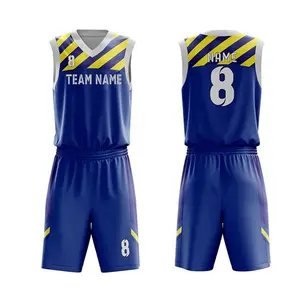 Polyester Mesh Stoff Herren Team Uniform Basketball Kleidung Trikot Shirt für Herren Basketball