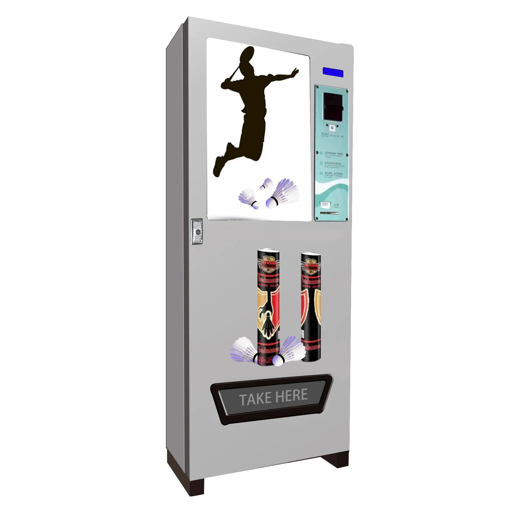 Multi-function full automatic shuttlecock badminton vending machine with online payment system rent payment system VIP system