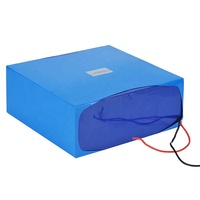 بطارية ATing IFR32650-16S10P 48 فولت 50 أمبير ساعة من نوع LiFePO4 لمصابيح LED الشمسية وتخزين الأجهزة المنزلية، تدوم حتى 2000 دورة، تعمل من -20 درجة مئوية إلى 80 درجة مئوية.