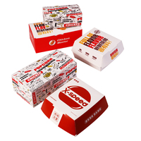 China Lieferanten Großhandel benutzer definierte Einweg billige Fast-Food-Boxen Hot Sale Brathähnchen und Chips Paket Box