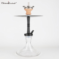 Desain baru Aluminium ukuran kecil dua warna Hookah Shisha Chicahookah